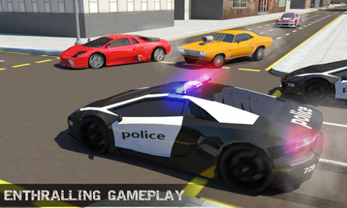 اسکرین شات بازی Real Police Gangster Chase: Police Cop Car Games 2