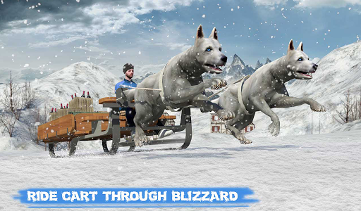 اسکرین شات بازی Snow Dog Sledding Transport Games: Winter Sports 7