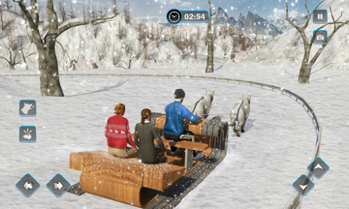اسکرین شات بازی Snow Dog Sledding Transport Games: Winter Sports 5