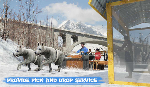 اسکرین شات بازی Snow Dog Sledding Transport Games: Winter Sports 6