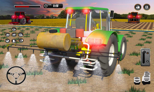 اسکرین شات بازی Real Tractor Driver Simulator 3