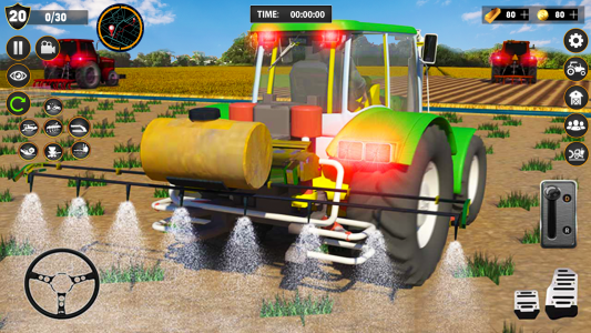 اسکرین شات بازی Real Tractor Driver Simulator 3