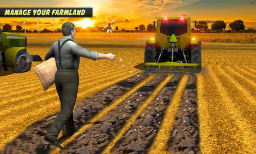 اسکرین شات بازی Real Tractor Driver Simulator 5