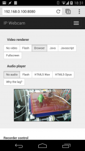 اسکرین شات برنامه IP Webcam 3