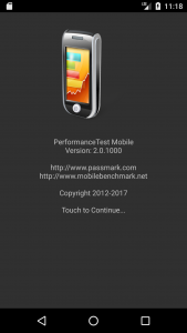 اسکرین شات برنامه PassMark PerformanceTest 1