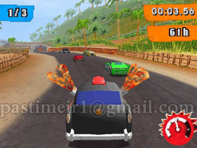 اسکرین شات بازی چرخ های داغ: مسابقه جنگی 4