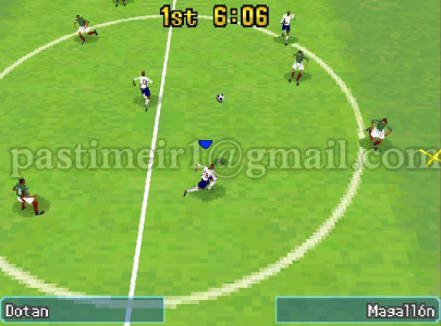 اسکرین شات بازی فوتبال PES 8 2