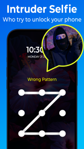 اسکرین شات برنامه Pattern Lock Screen App 1