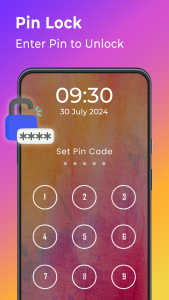 اسکرین شات برنامه Pattern Lock Screen App 4