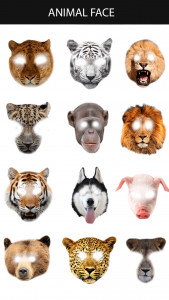 اسکرین شات 3 برنامه Animal Face Maker App