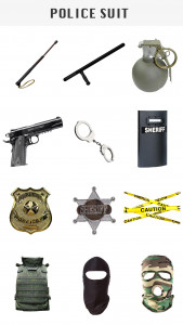 اسکرین شات 3 برنامه Police Photo Editor Suit Dress