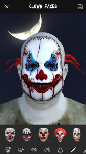 اسکرین شات 1 برنامه Scary Clown Photo Pranks
