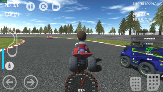 اسکرین شات بازی Paw Racing Car Patrol Race 8