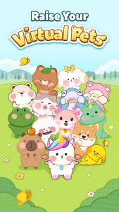 اسکرین شات 1 برنامه Pet Widget Virtual Pets Screen