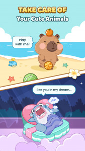 اسکرین شات 3 برنامه Pet Widget Virtual Pets Screen