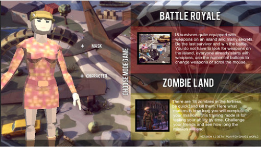 اسکرین شات بازی FPS Craft Battle Royale Free Online 1