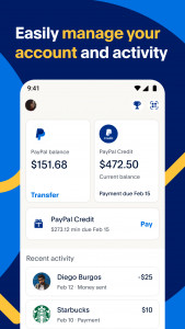 اسکرین شات برنامه PayPal Mobile Cash: Send and Request Money Fast 7