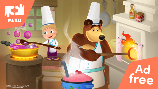 اسکرین شات بازی Masha and the Bear Kitchen 1