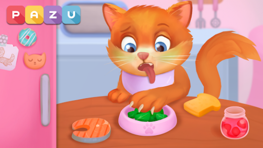 اسکرین شات بازی Cat game - Pet Care & Dress up Games for kids 4