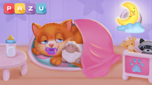 اسکرین شات بازی Cat game - Pet Care & Dress up Games for kids 3