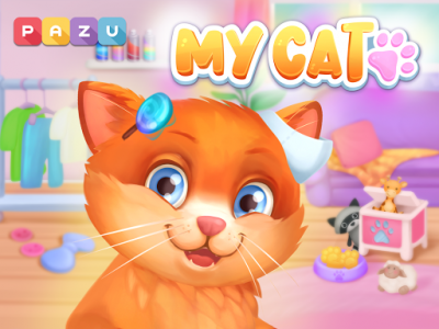 اسکرین شات بازی Cat game - Pet Care & Dress up Games for kids 6