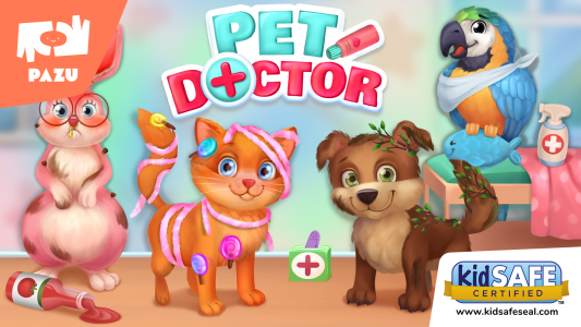 اسکرین شات 1 بازی Pet Doctor Care games for kids