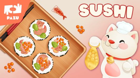 اسکرین شات 5 بازی Sushi Maker Kids Cooking Games