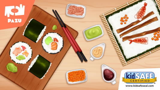 اسکرین شات بازی Sushi Maker Kids Cooking Games 1