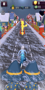 اسکرین شات بازی Princess Running game 1