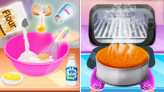 اسکرین شات بازی Cake Decorating Cake Games Fun 3