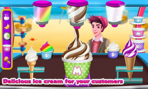 اسکرین شات بازی My Beach Ice Cream Shop Game 5