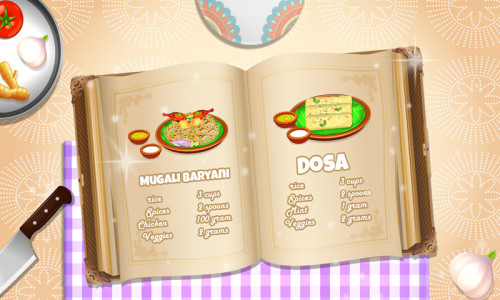 اسکرین شات بازی Indian Food Diary Cooking Game 1