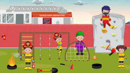 اسکرین شات بازی Pretend Play Fire Station 3