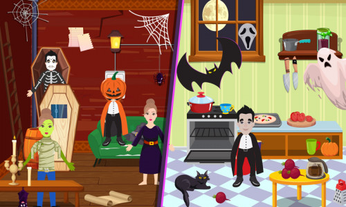 اسکرین شات بازی Pretend Play Halloween Party 4