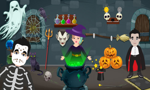 اسکرین شات بازی Pretend Play Halloween Party 1