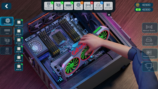 اسکرین شات 1 بازی Gaming PC Build Simulator