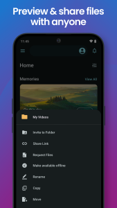 اسکرین شات 6 برنامه pCloud: Cloud Storage