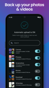 اسکرین شات 3 برنامه pCloud: Cloud Storage