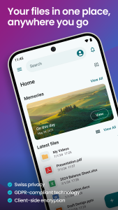 اسکرین شات 1 برنامه pCloud: Cloud Storage