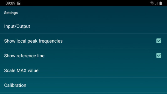 اسکرین شات برنامه Sound Spectrum Analyzer 5