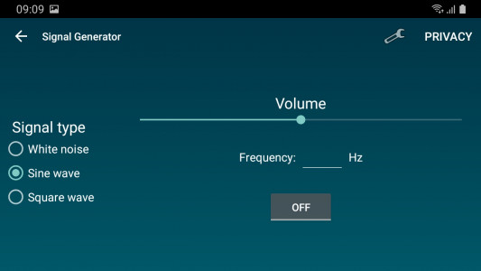 اسکرین شات برنامه Sound Spectrum Analyzer 4