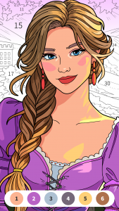 اسکرین شات 2 بازی Art Color:Color by Number Game