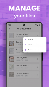 اسکرین شات برنامه PDF Scanner App : Photo + Doc 7