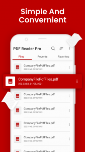 اسکرین شات برنامه PDF Reader for Android 1