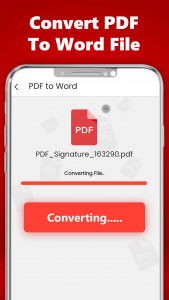اسکرین شات برنامه PDF to Word Converter App 3