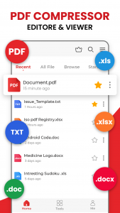 اسکرین شات 2 برنامه PDF Compressor-Reduce PDF Size