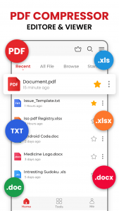 اسکرین شات برنامه PDF Compressor app Reduce Size 3