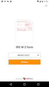 اسکرین شات برنامه IRS Form W-2: Sign Income Tax eForm 1