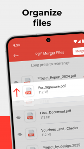 اسکرین شات 7 برنامه Merge Multiple PDF Files