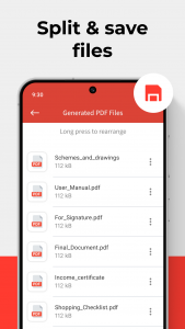 اسکرین شات 5 برنامه Merge Multiple PDF Files